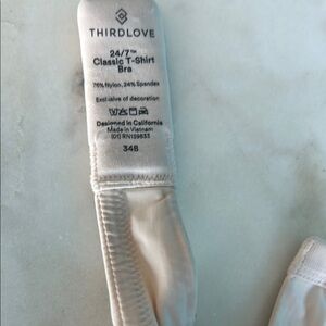 ThirdLove 24/7 Classic T-Shirt Bra in Cream